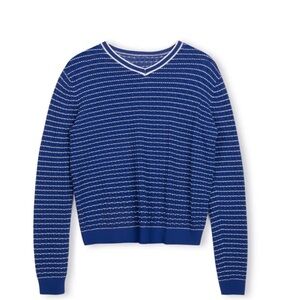 HIGH V KNIT TOP size medium